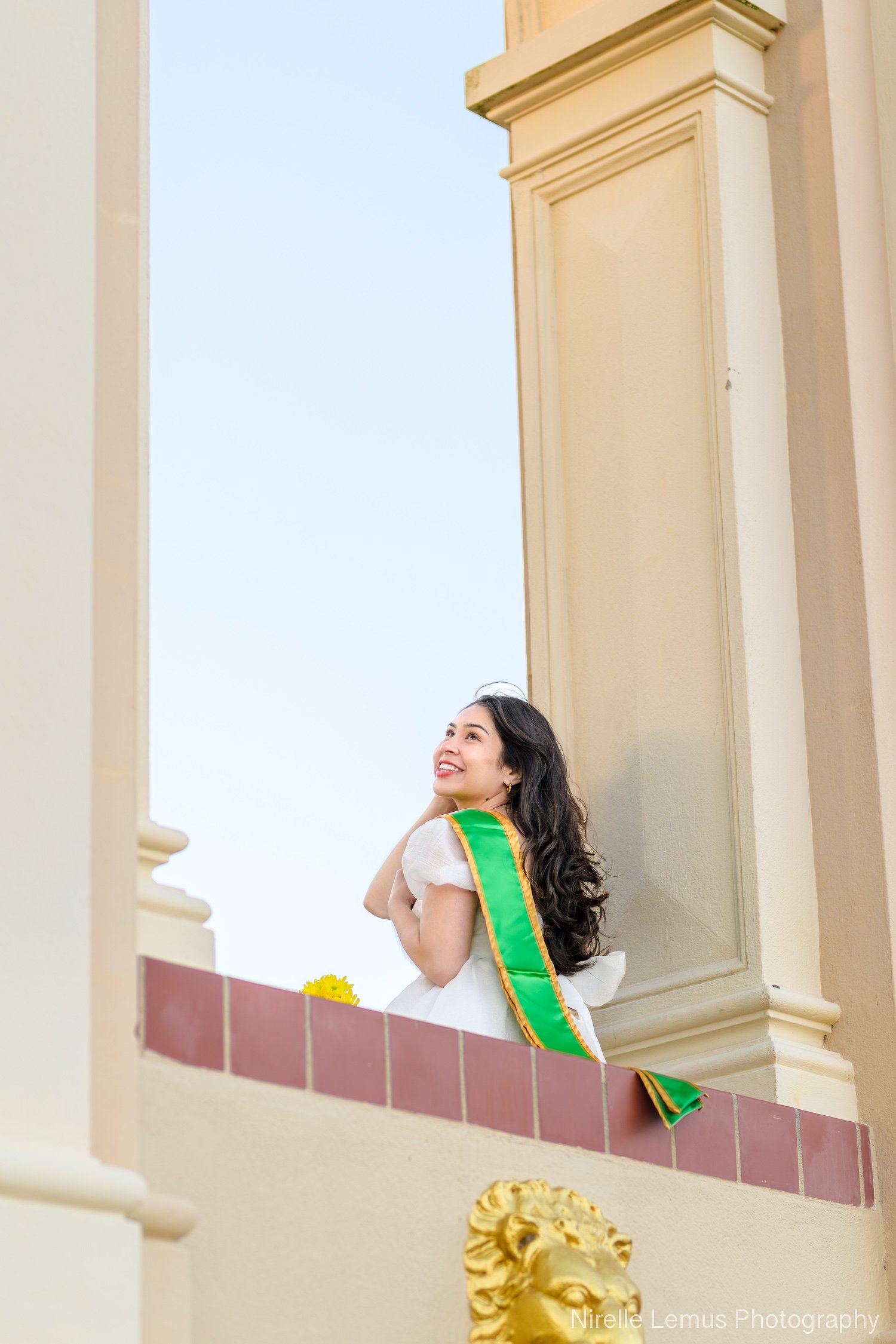Cap and gown portrait